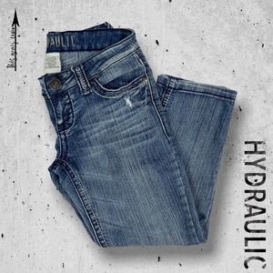 HYDRAULIC Cropped Stretch Jeans